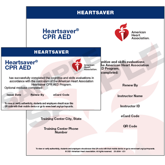 Heartsaver CPR AED (Blended Learning)